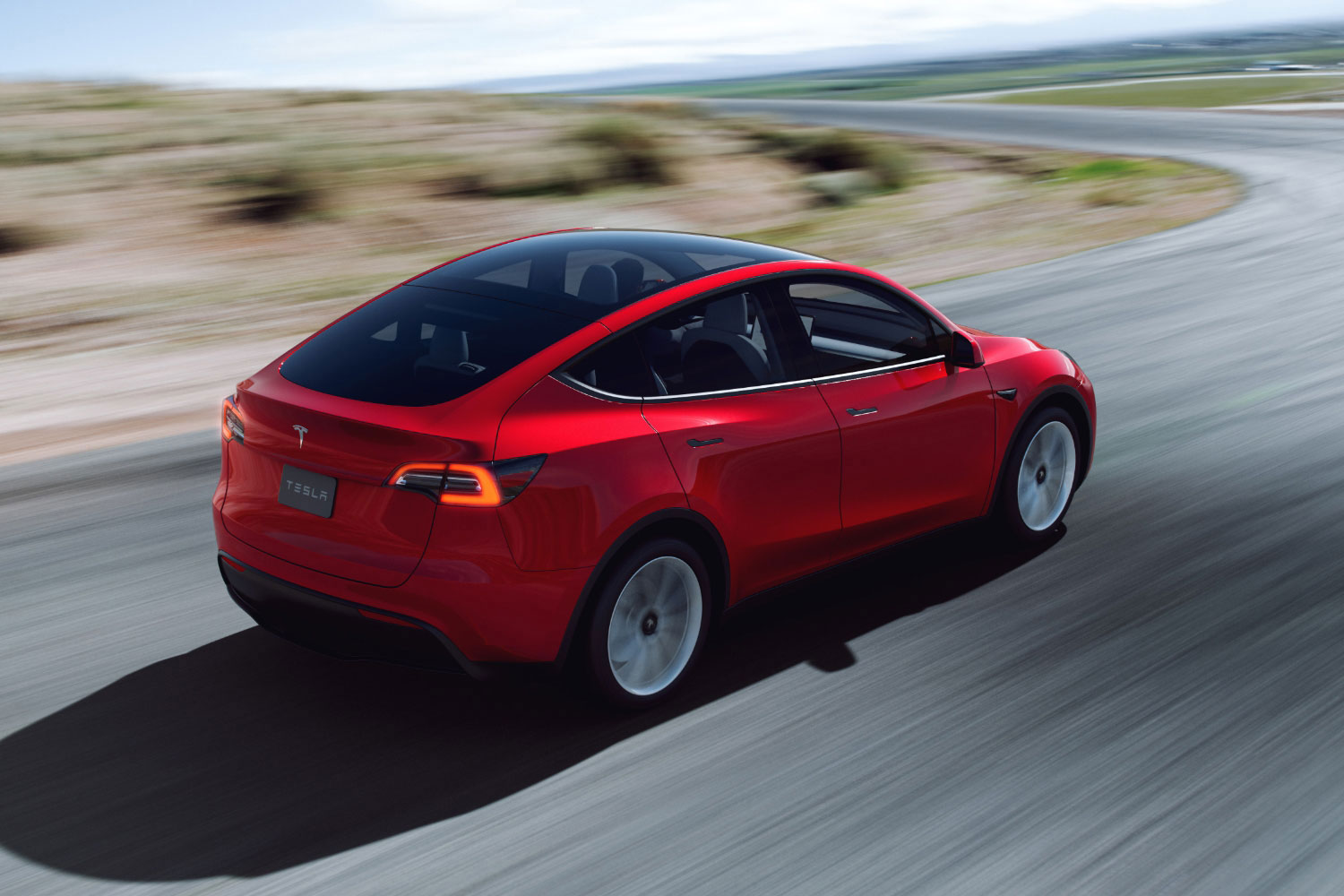 2022 Tesla Model Y red