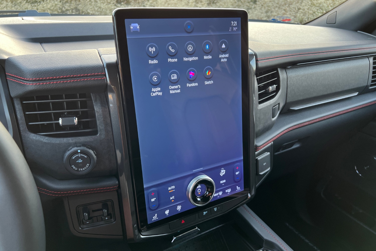 2022 Ford Expedition Limited, Sync 4A infotainment main menu