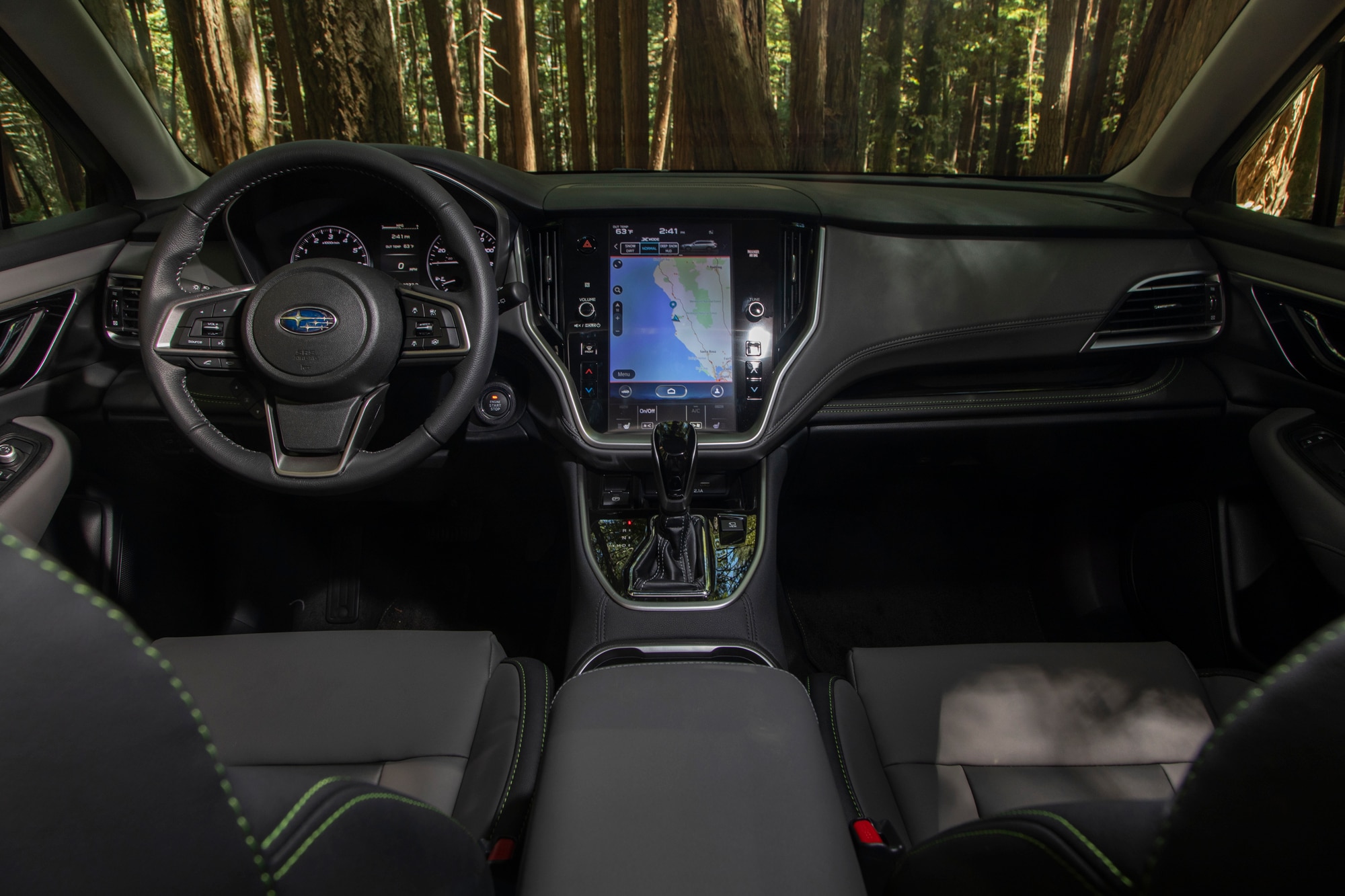 Subaru Outback interior and dashboard