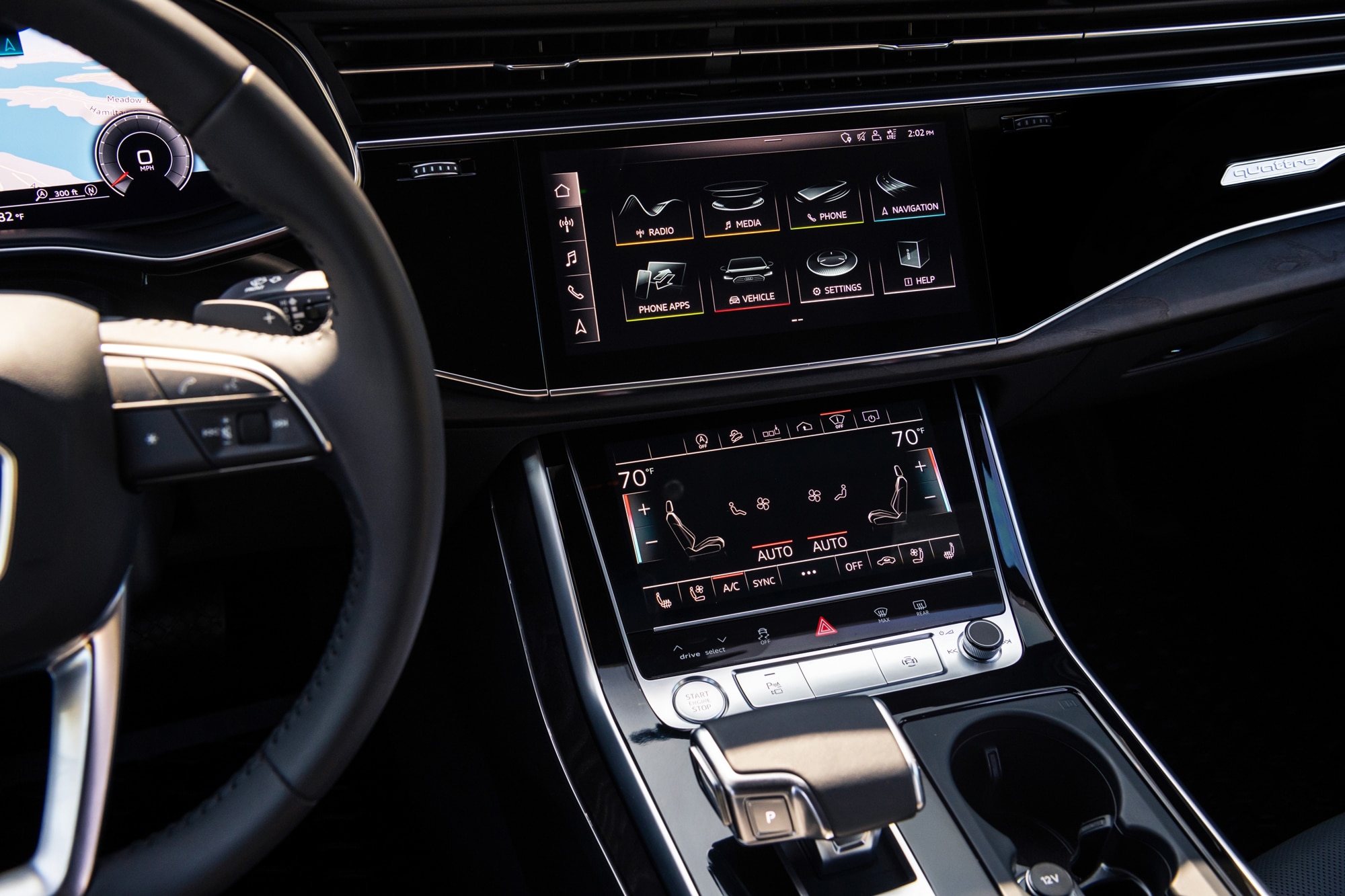 2023 Audi Q7 infotainment system