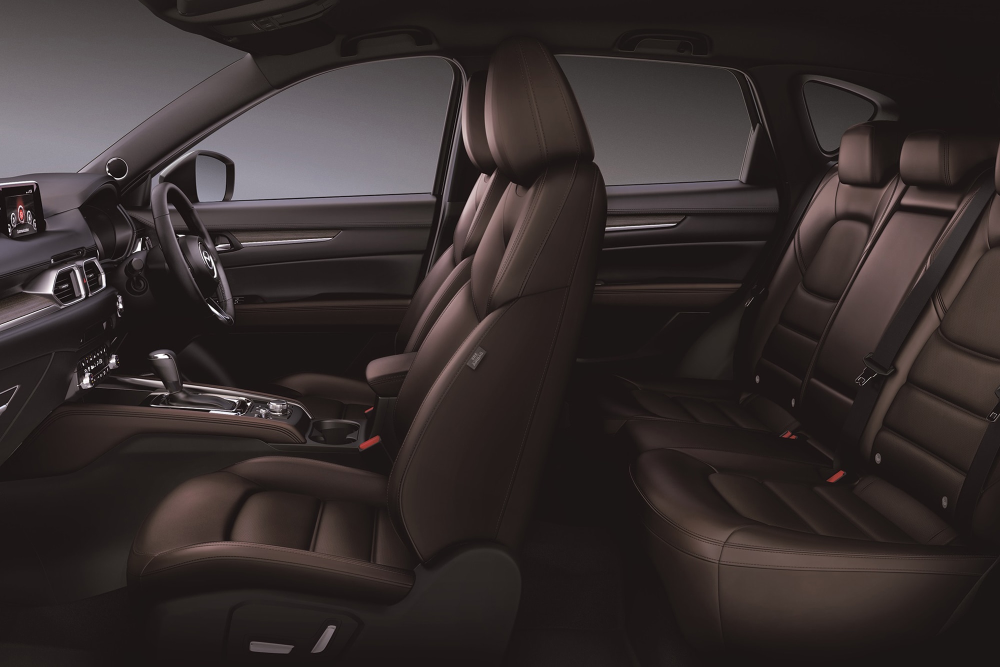 Brown Mazda CX-5 signature trim interior