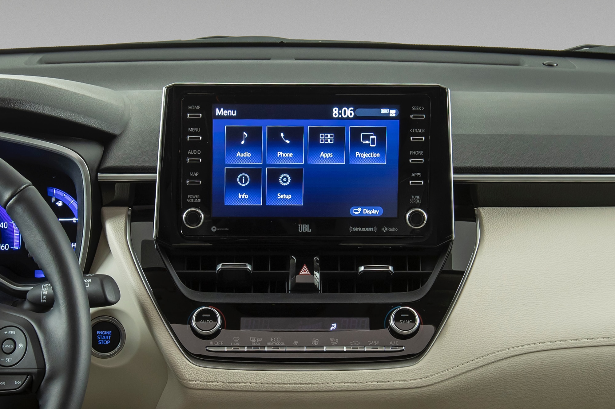 Toyota Corolla Cross XLE infotainment system