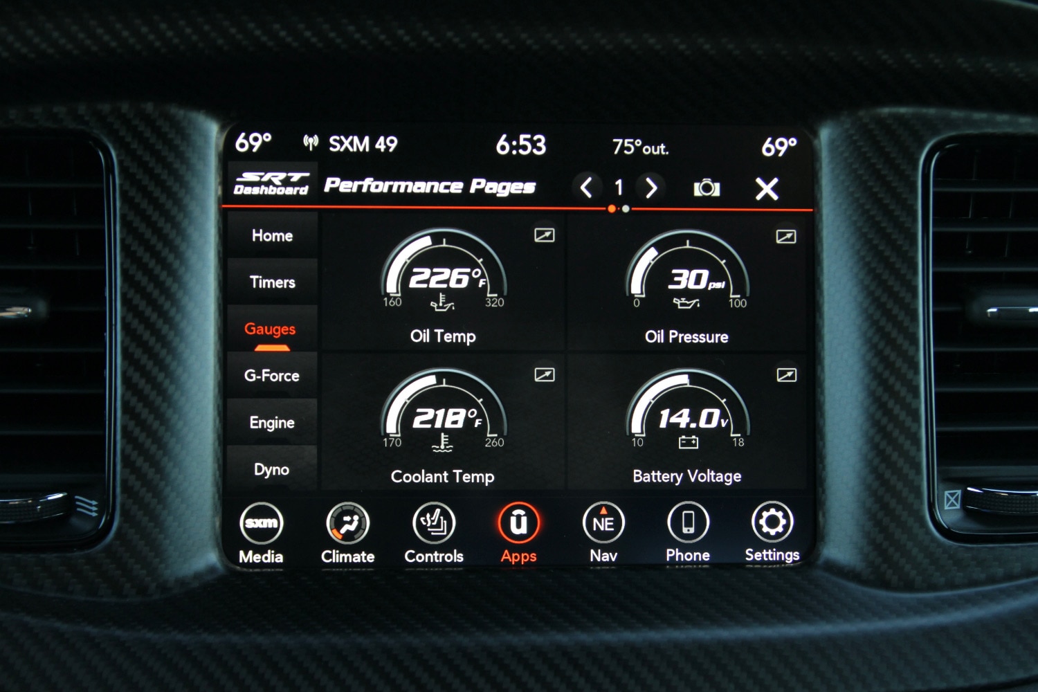 2022 Dodge Charger Scat Pack Widebody infotainment Uconnect