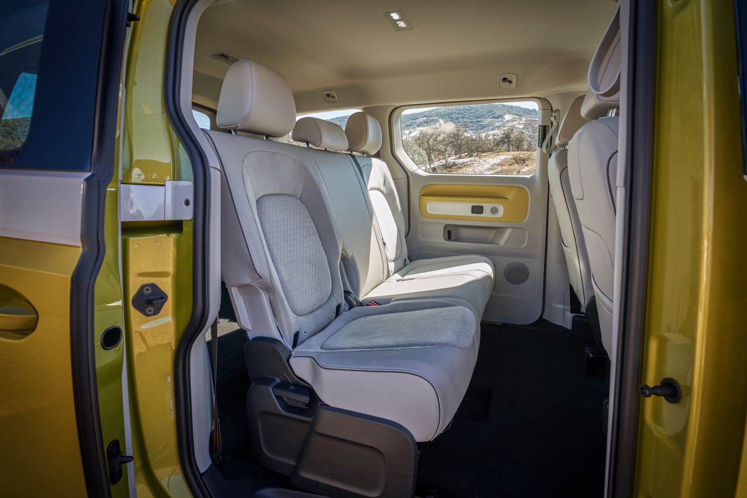 2024 Volkswagen ID.Buzz interior, rear seats