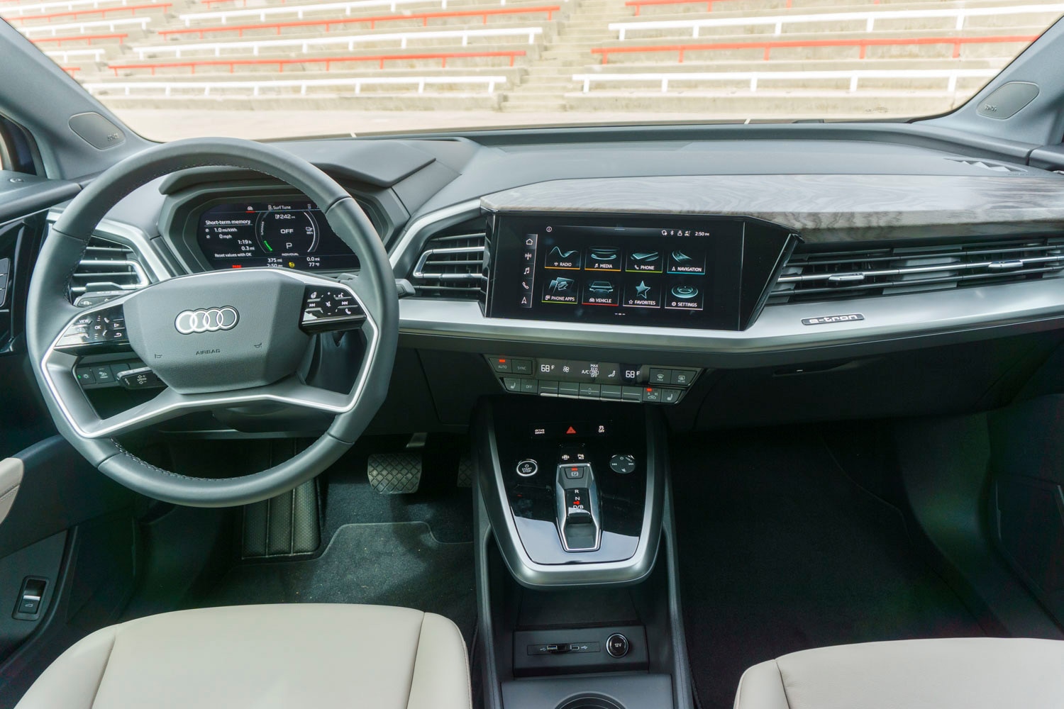 2022 Audi Q4 e-tron interior front seats