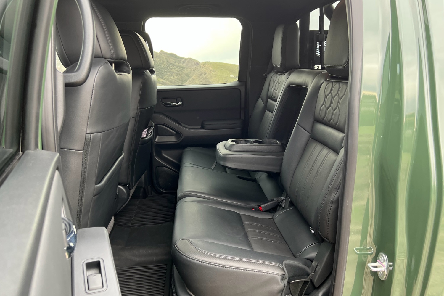 2022 Nissan Frontier Pro-4X interior, back seat
