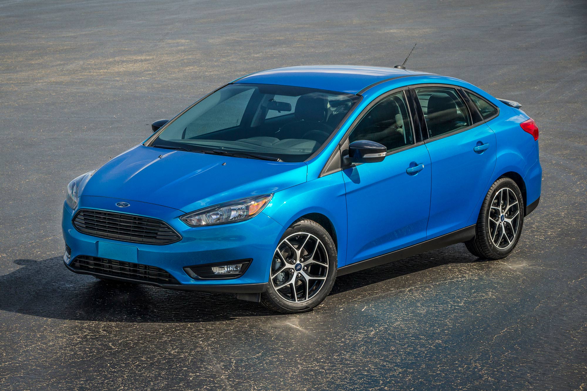 Blue 2015 Ford Focus