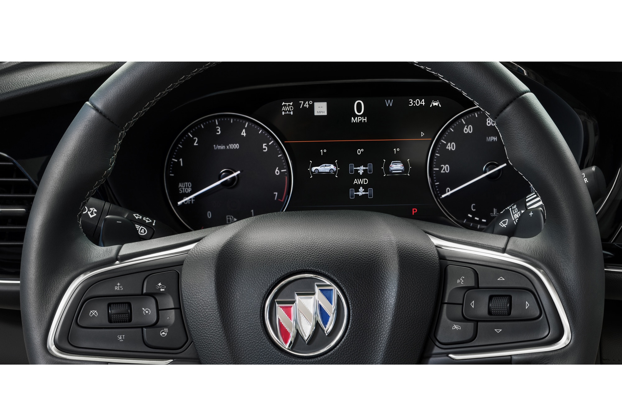 2023 Buick Envision steering and dashboard