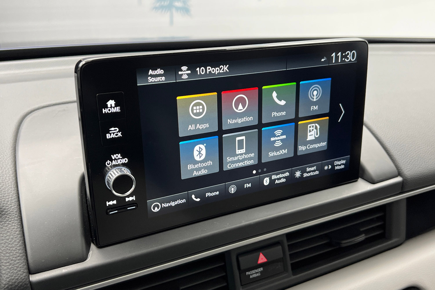 2023 Honda Pilot infotainment system home menu