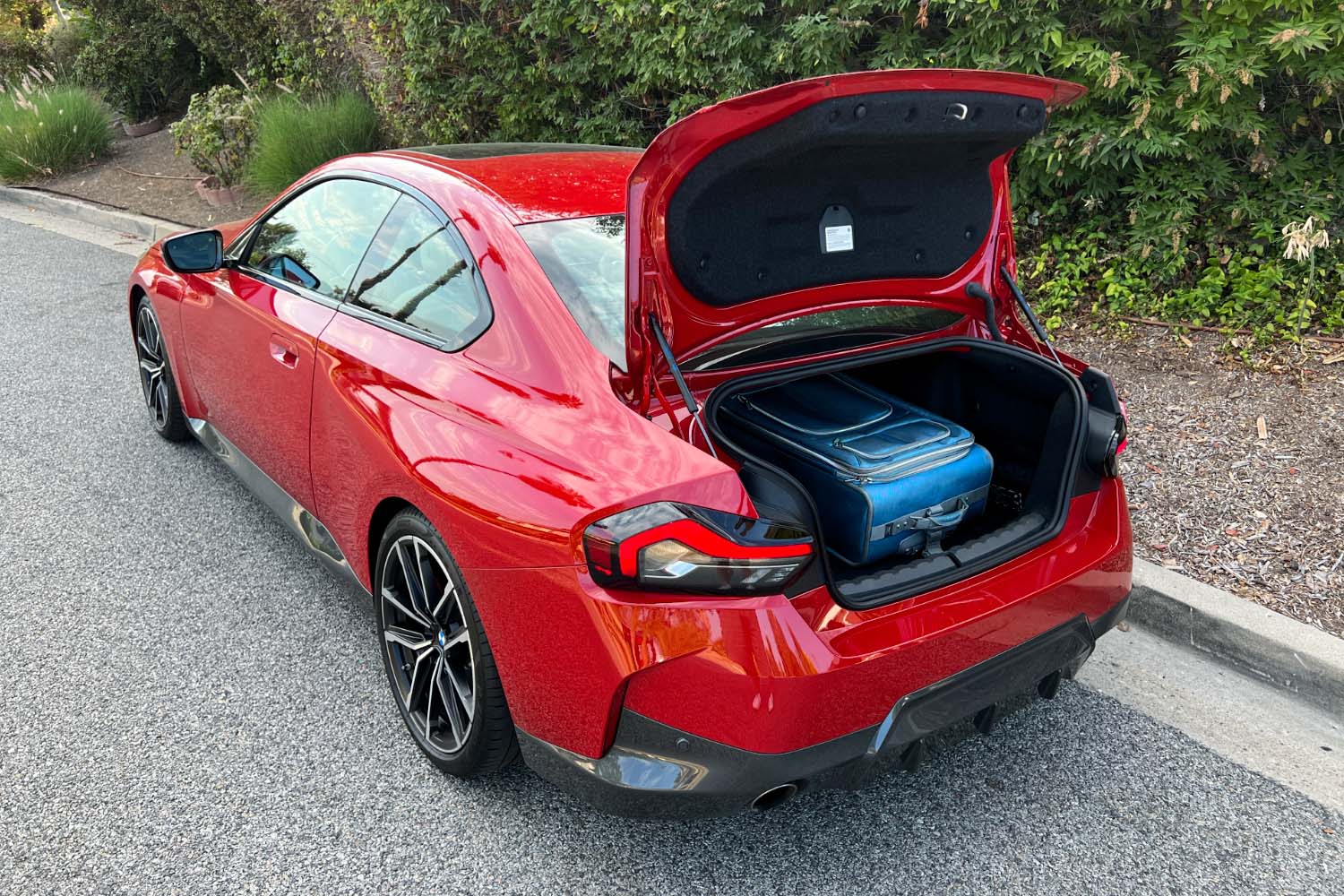 2022 BMW 2 Series Coupe cargo space