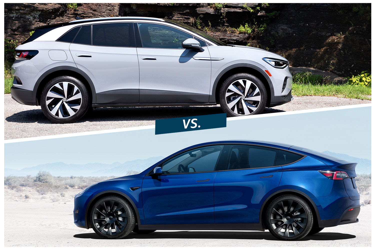 Compared: 2022 Volkswagen ID.4 vs. 2022 Tesla Model Y