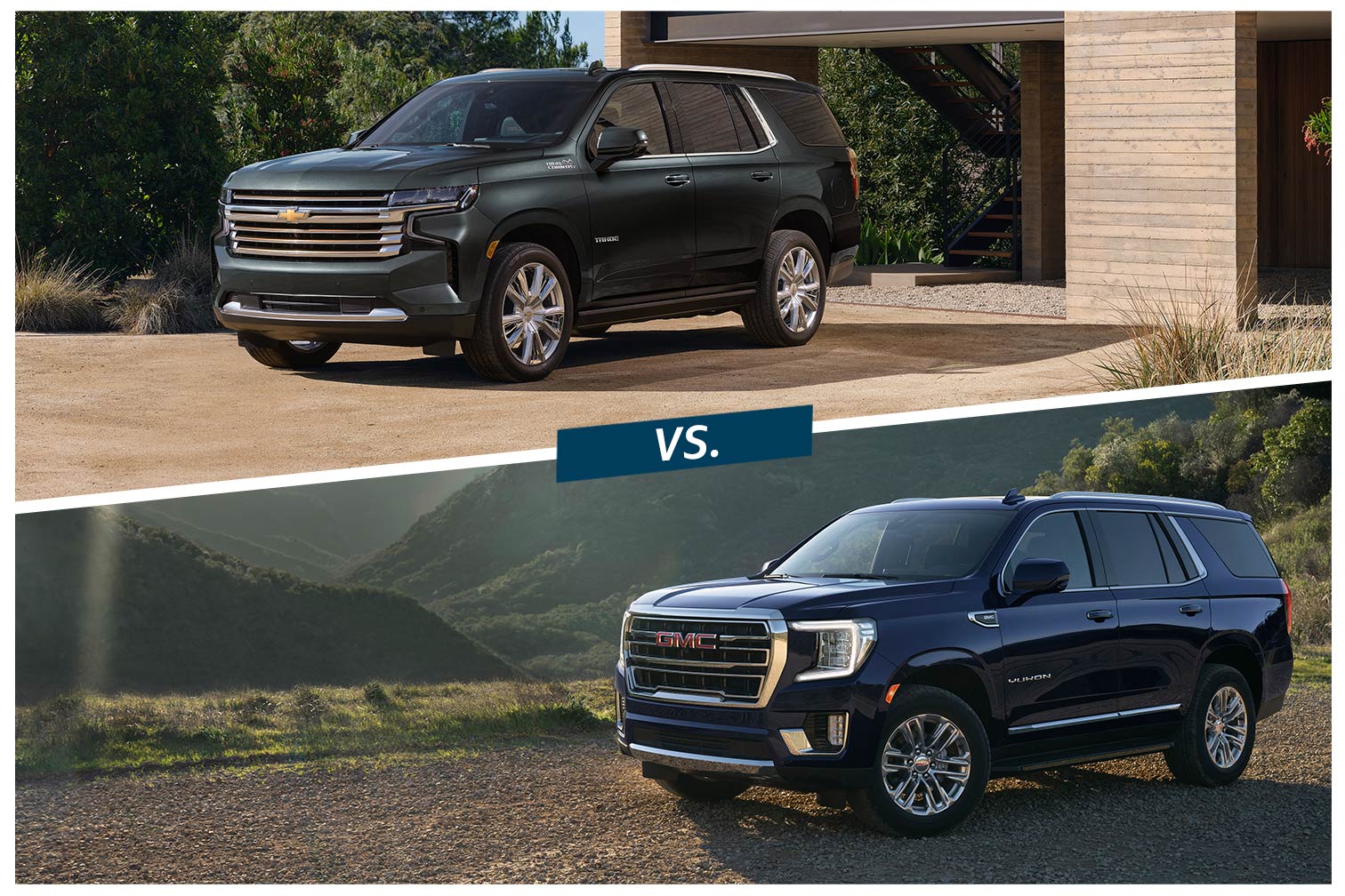 Compared 2023 Chevrolet Tahoe vs. 2023 GMC Yukon Capital One Auto