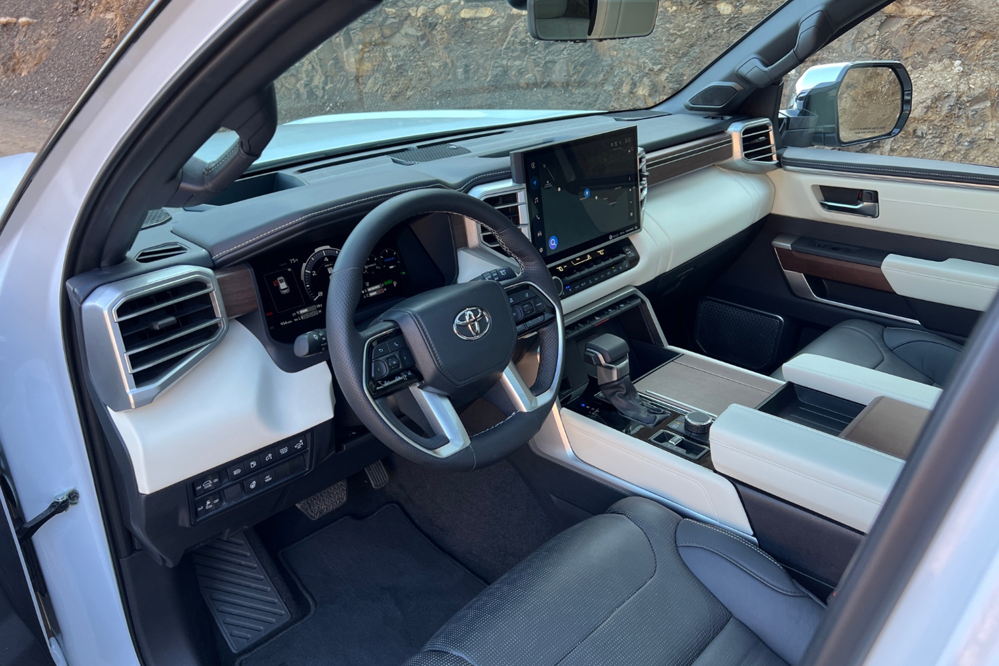 Toyota Sequoia Capstone interior dashboard