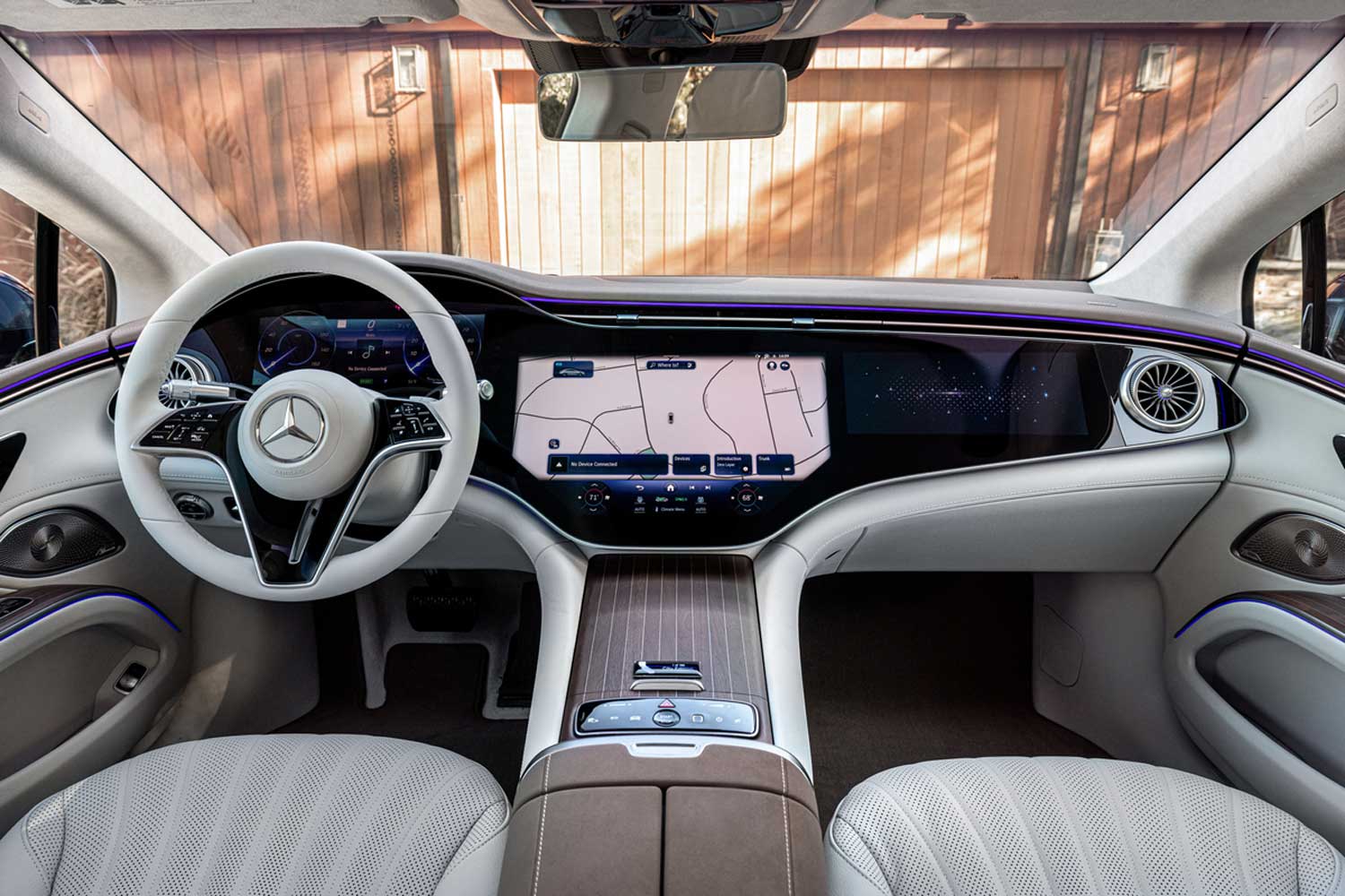 2023 Mercedes EQS 580 interior dashboard