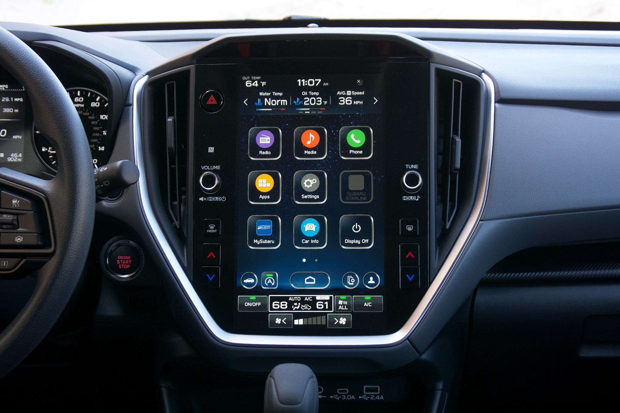 2024 Subaru Crosstrek infotainment system