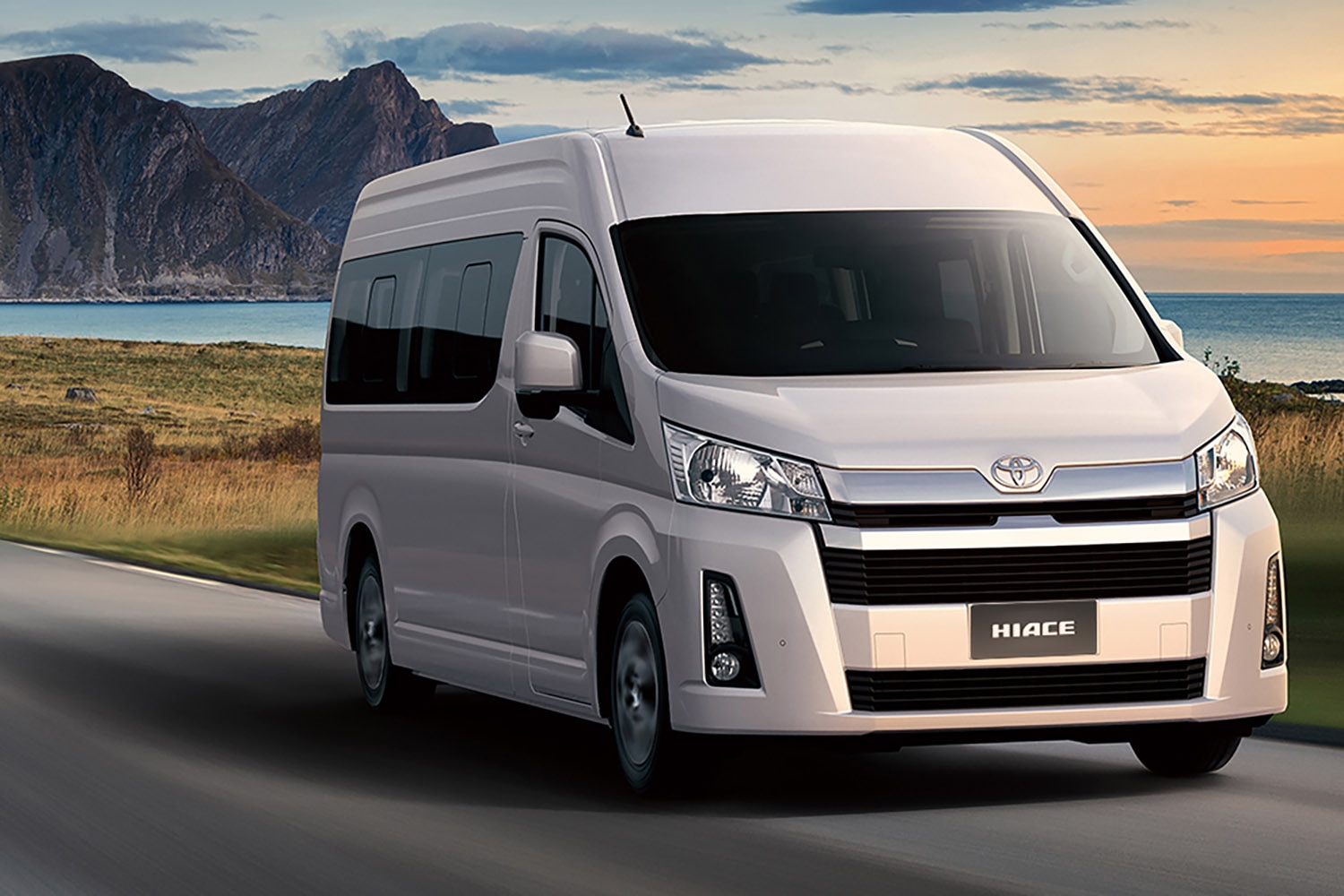 2023 Toyota Hiace Silver front right quarter