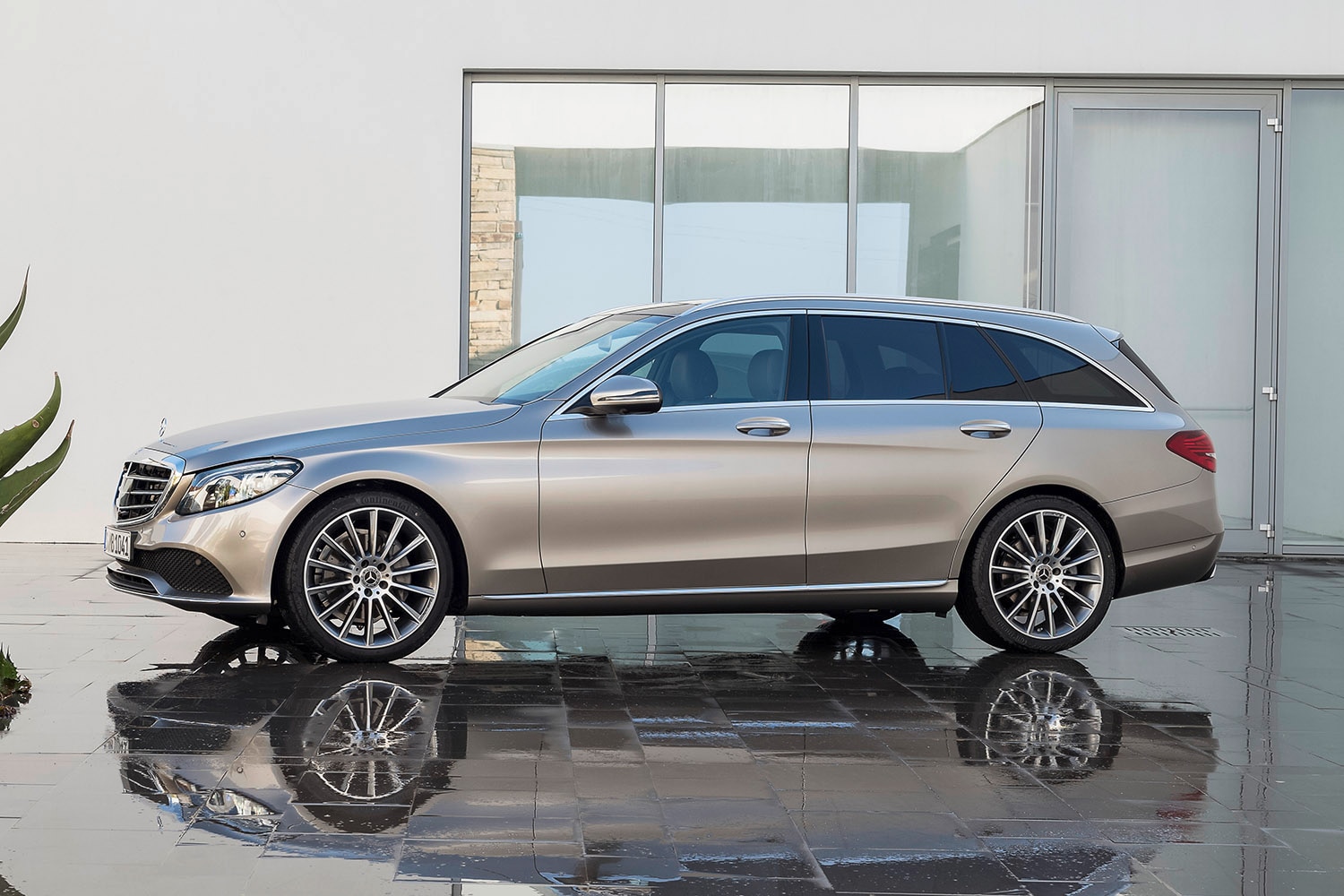 2018 Mercedes-Benz C-Class Wagon Mojave Silver Side