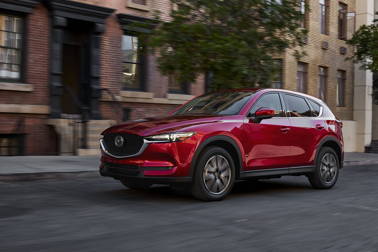 Mazda CX-5 in Soul Red Crystal paint