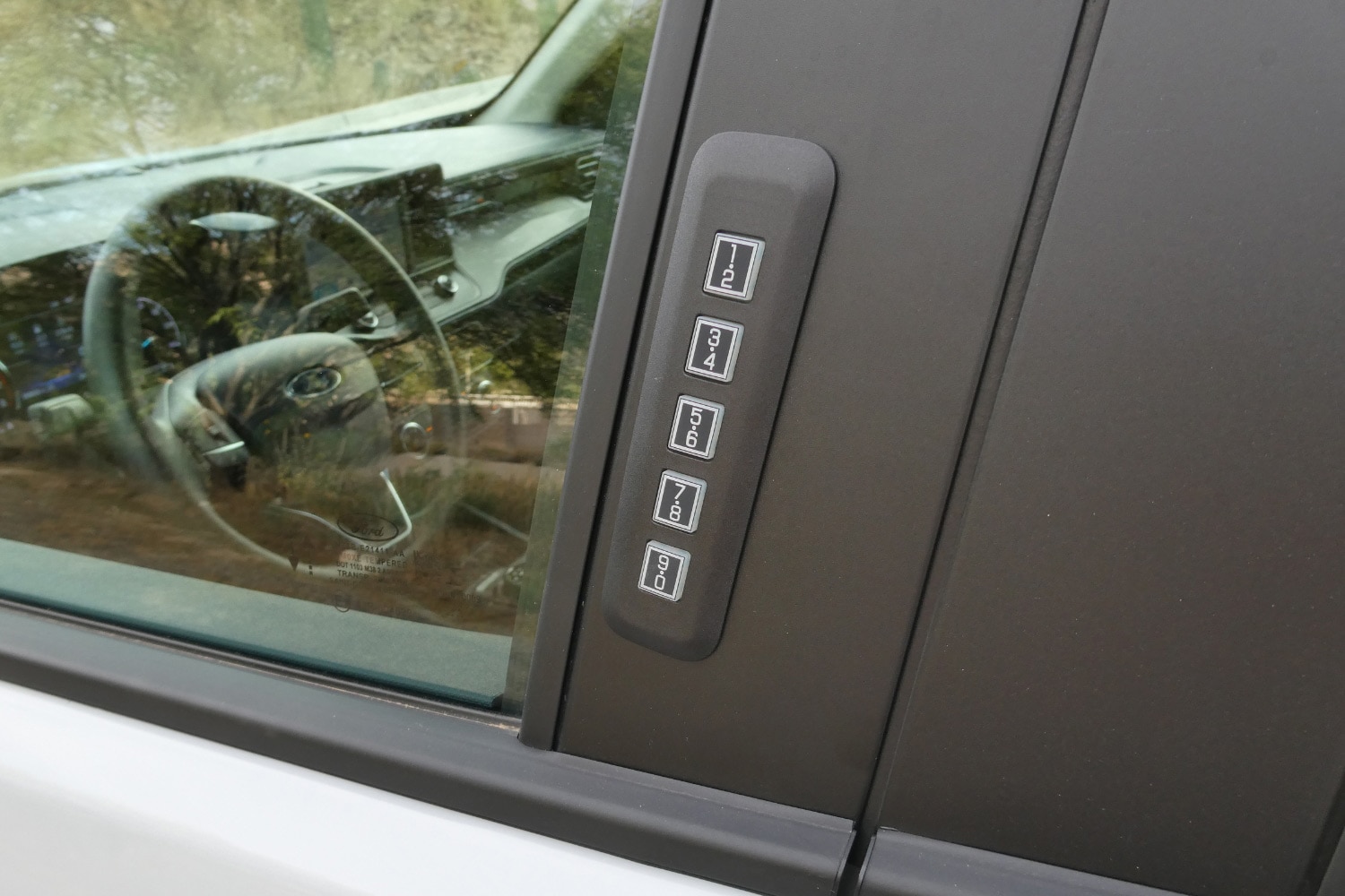 2023 Ford Maverick Tremor keypad entry system