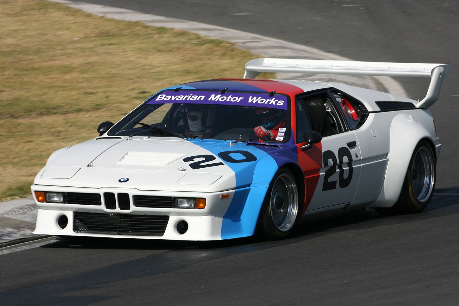 BMW M1 on the racetrack
