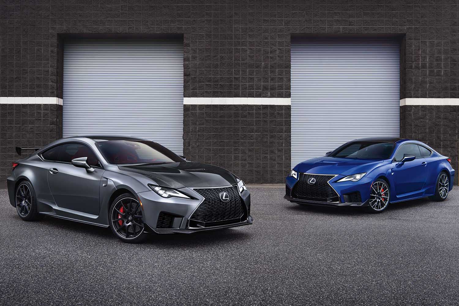 2023 Lexus RC F Track Edition and 2023 Lexus RCF