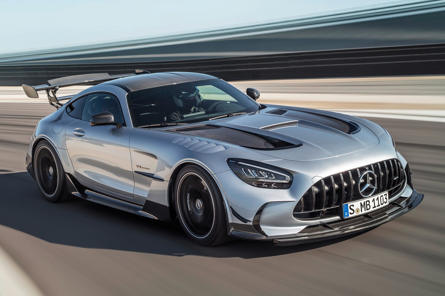2023 Mercedes-AMG GT Black Series on the racetrack