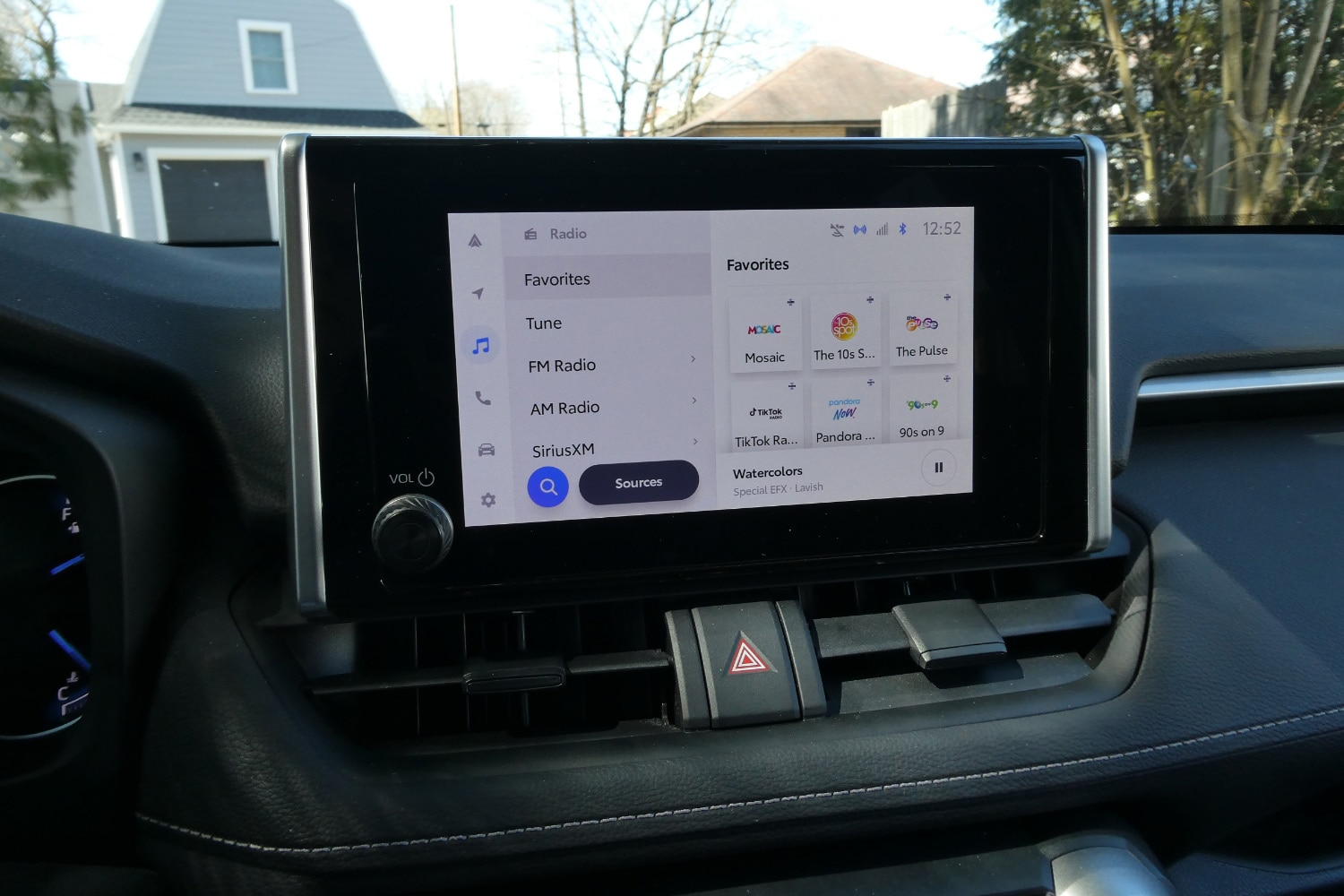 2023 Toyota RAV4 Hybrid Woodland Edition infotainment screen