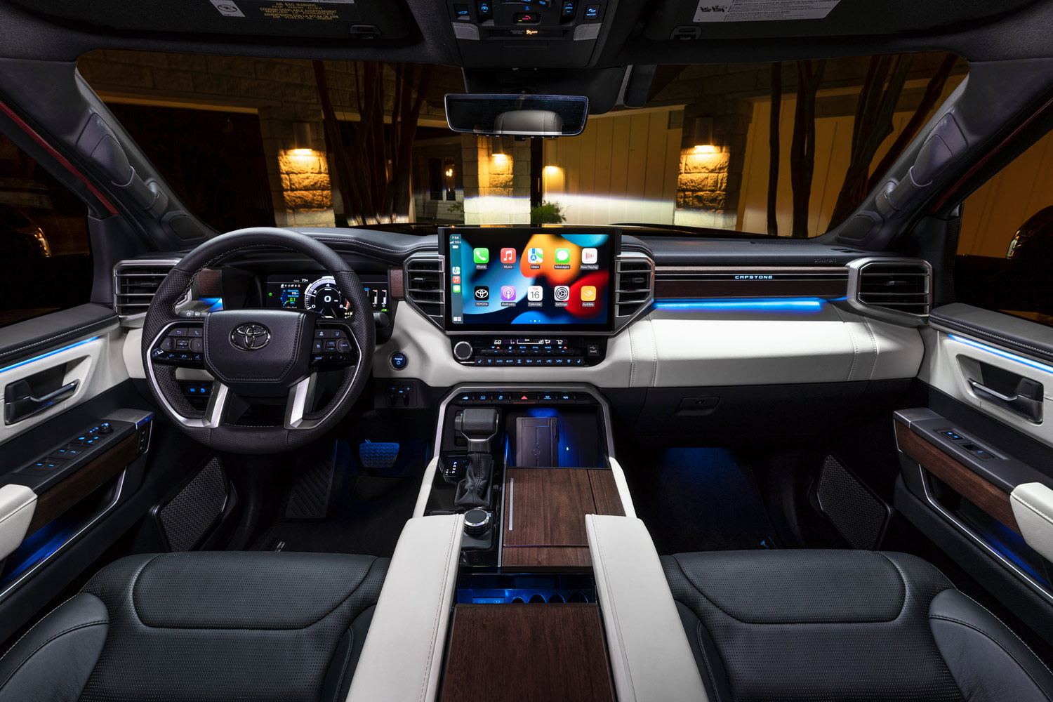 2023 Toyota Sequoia Capstone interior and infotainment system
