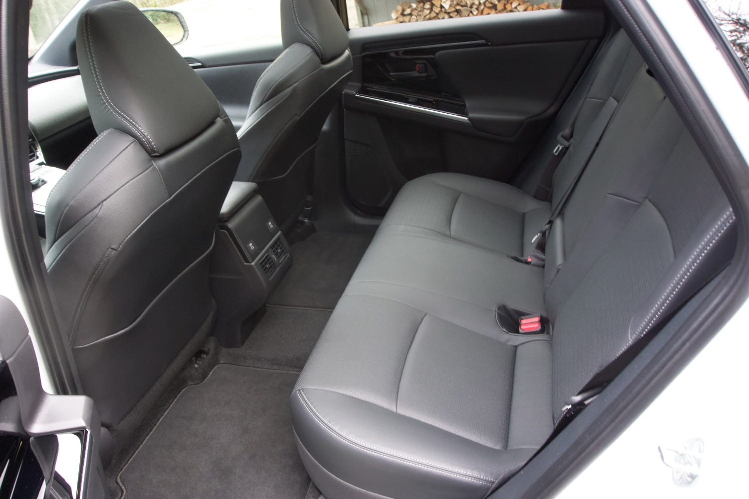 2023 Toyota bZ4X rear seating area