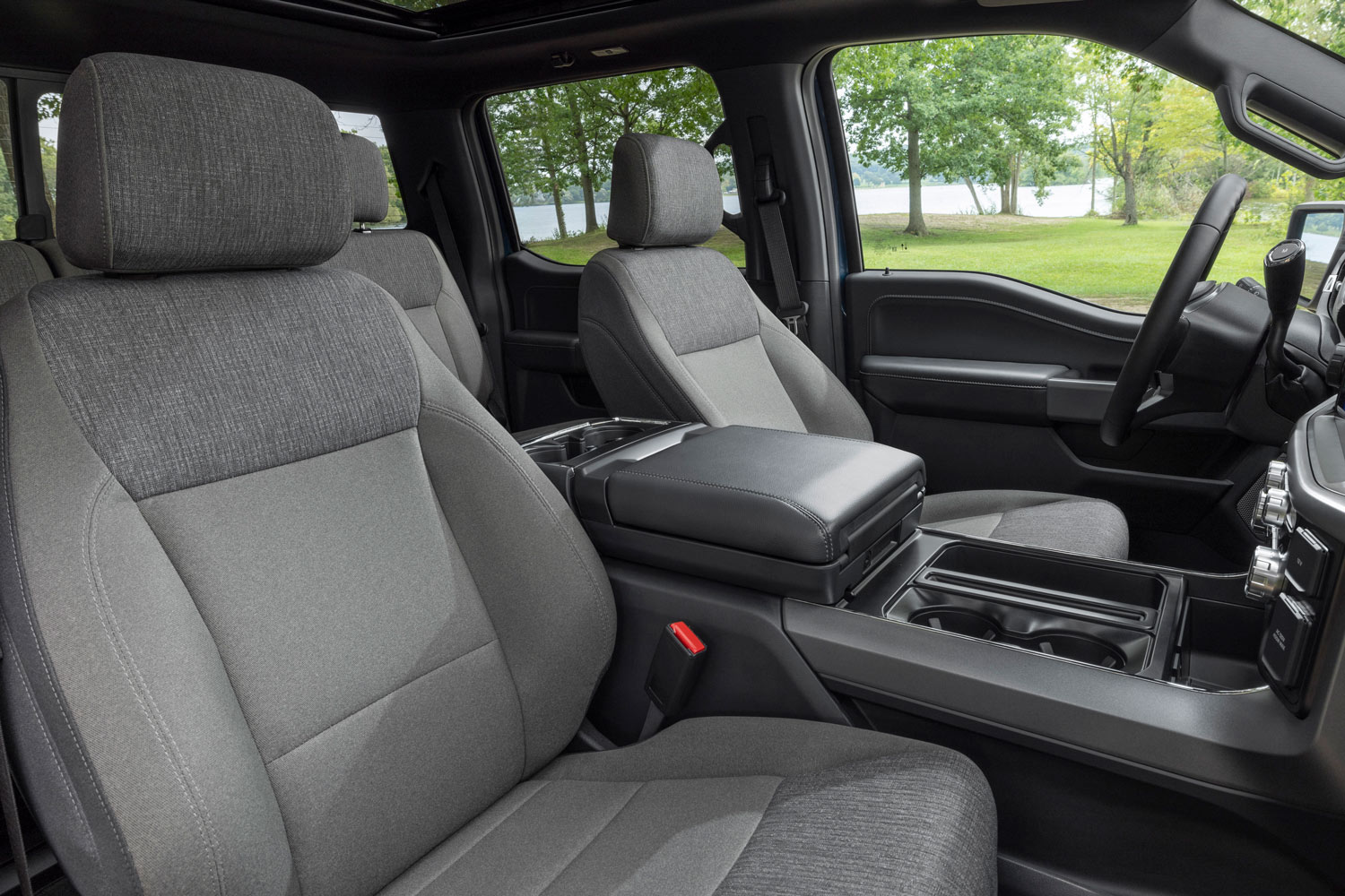Front seats of a 2024 Ford F-150