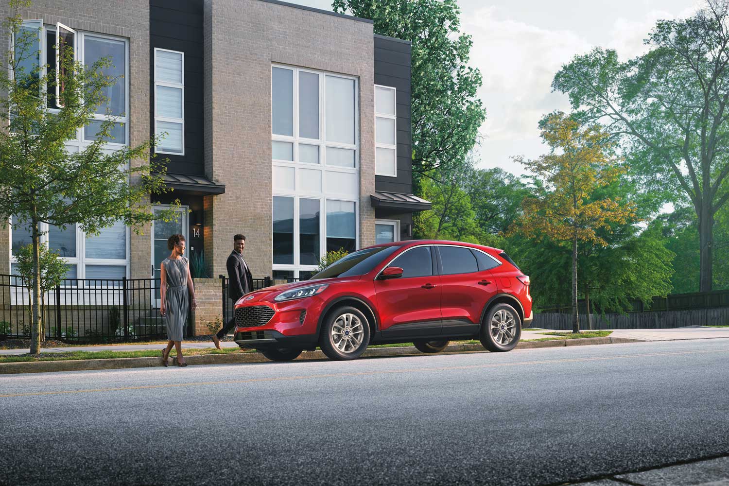 2022 Ford Escape in red side view