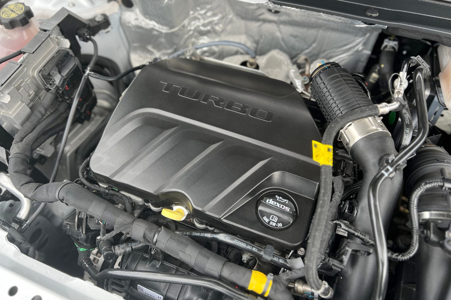 Engine compartment in a 2024 Chevrolet Trax