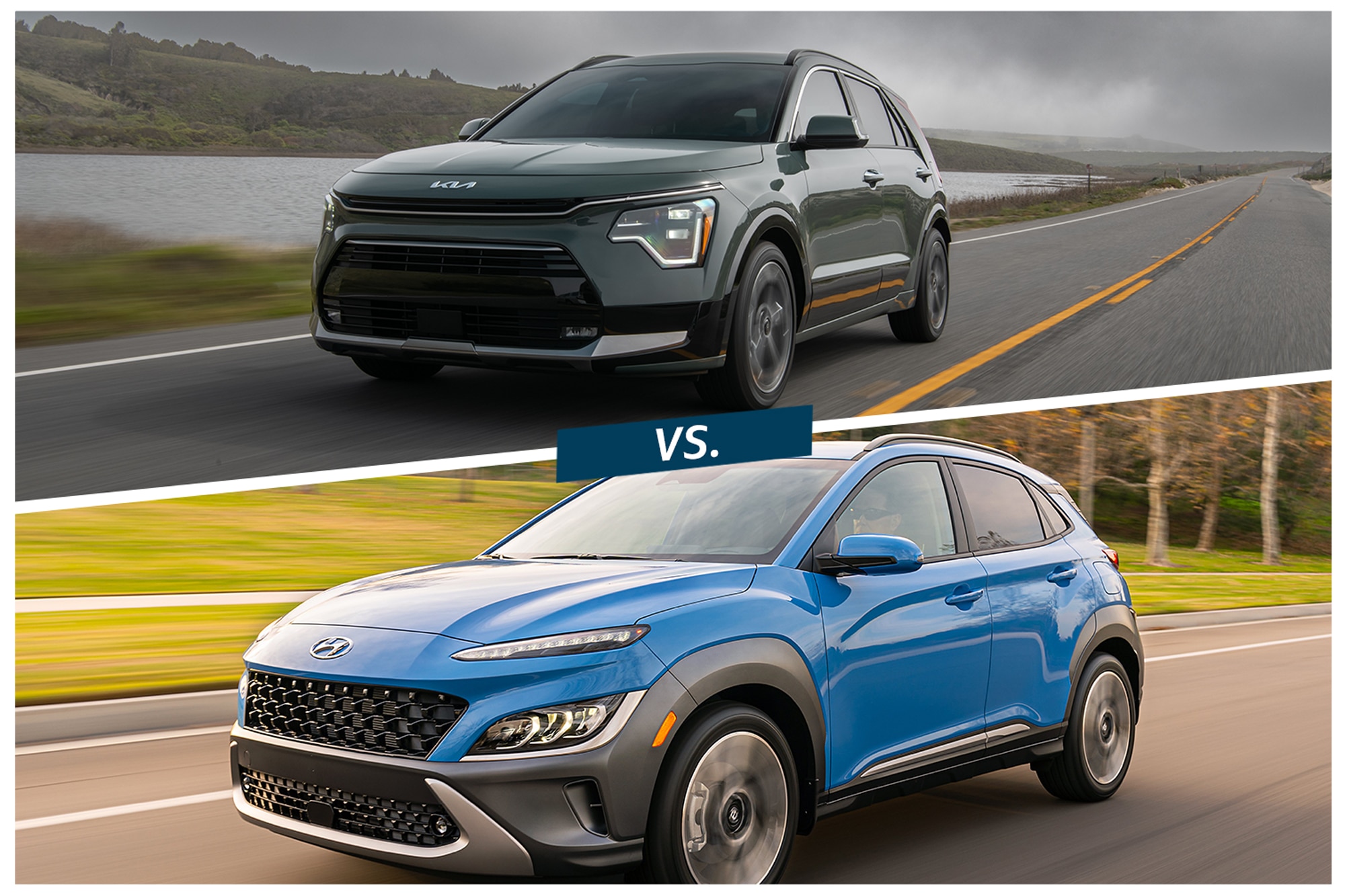 Compared: 2023 Kia Niro vs. 2023 Hyundai Kona | Capital One Auto Navigator