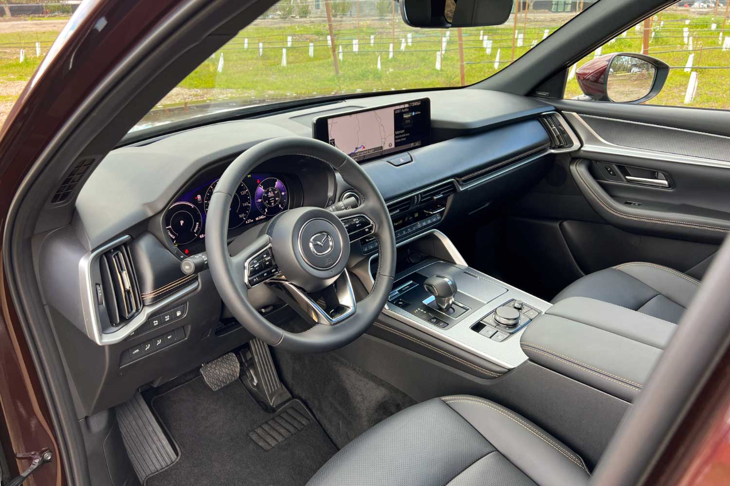 2024 Mazda CX-90 PHEV Premium Plus Black Interior Dashboard