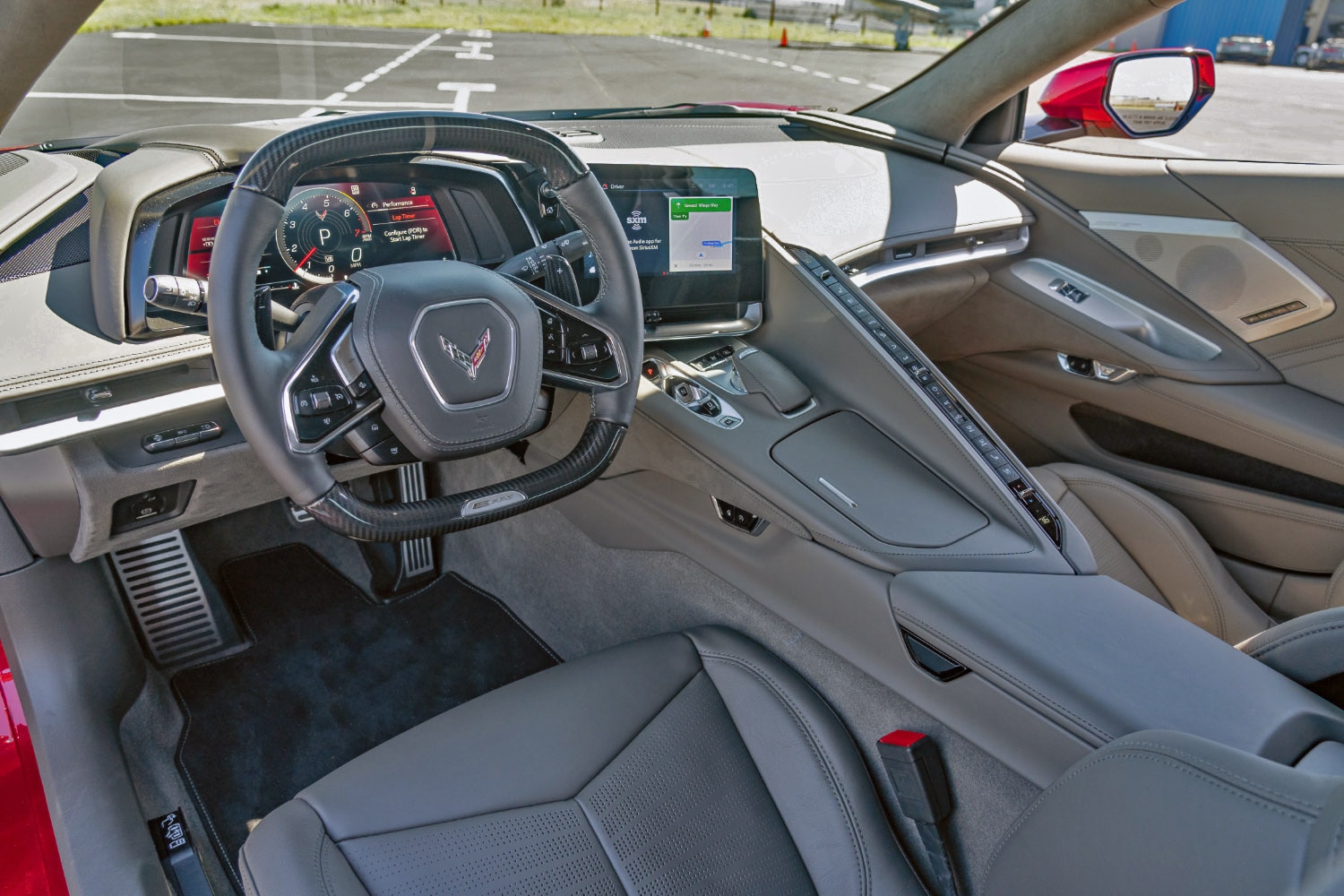 2024 Chevrolet Corvette E-Ray interior and dashboard