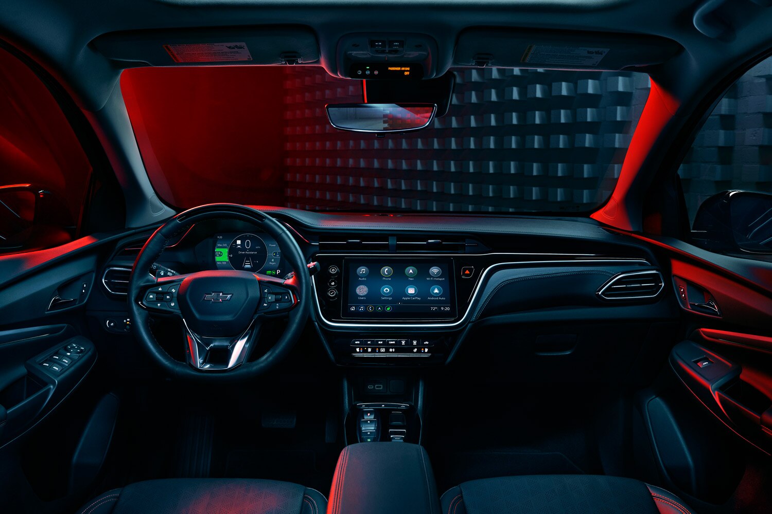 Interior of a 2023 Chevrolet Bolt EUV