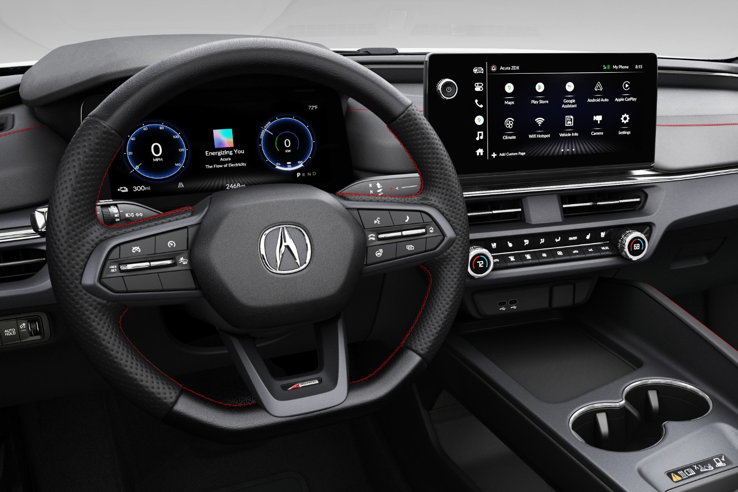 2024 Acura ZDX A Spec Interior Infotainment System