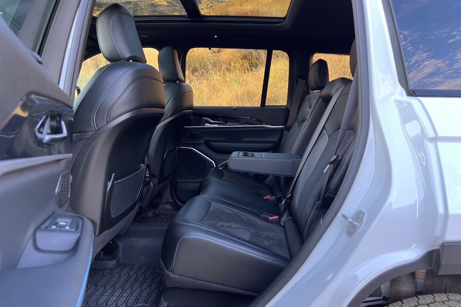 2023 Jeep Grand Cherokee 4xe Trailhawk second row seats.