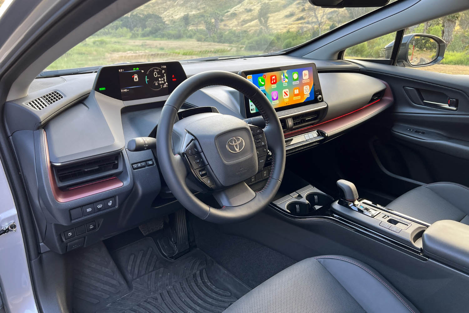Interior dashboard of 2023 Toyota Prius Prime