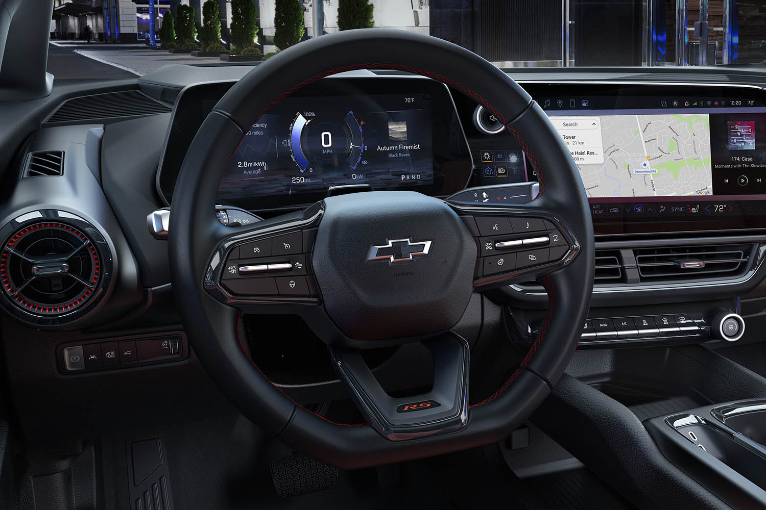 Steering wheel of 2024 Chevrolet Equinox EV