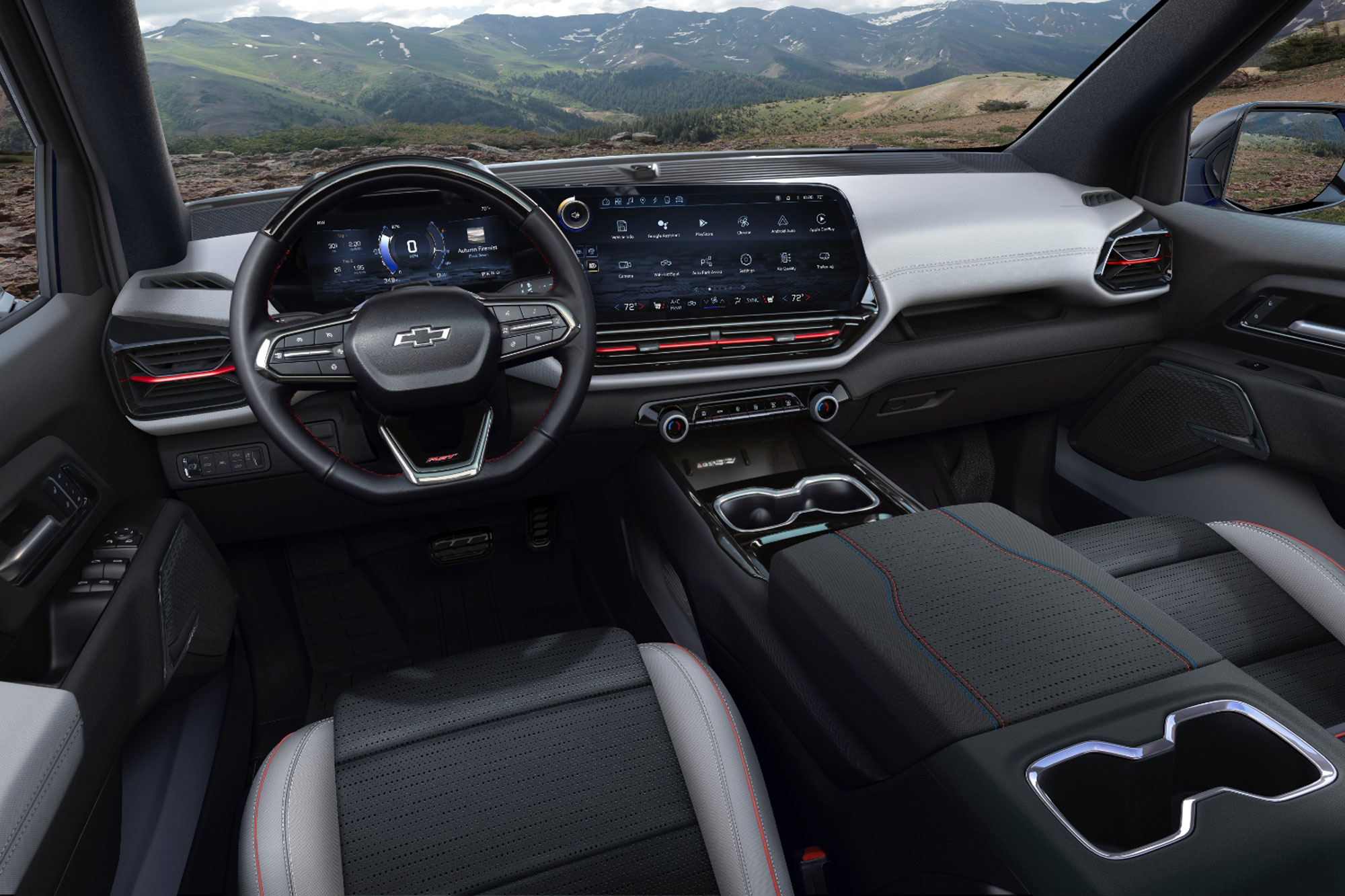 2024 Chevrolet Silverado EV interior dashboard RST trim