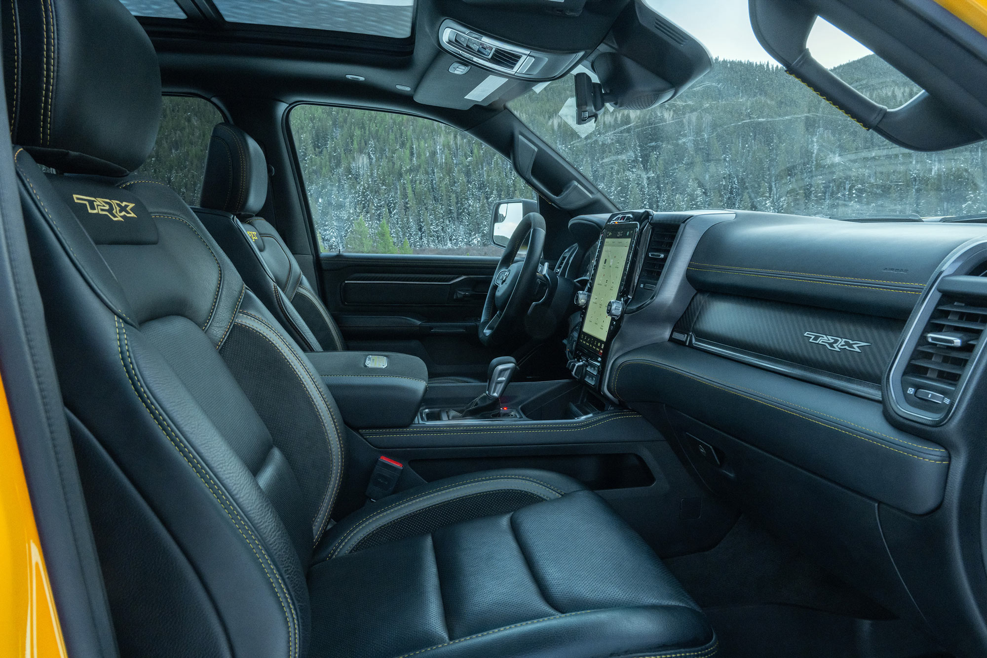 Front seats of a 2023 Ram 1500 TRX