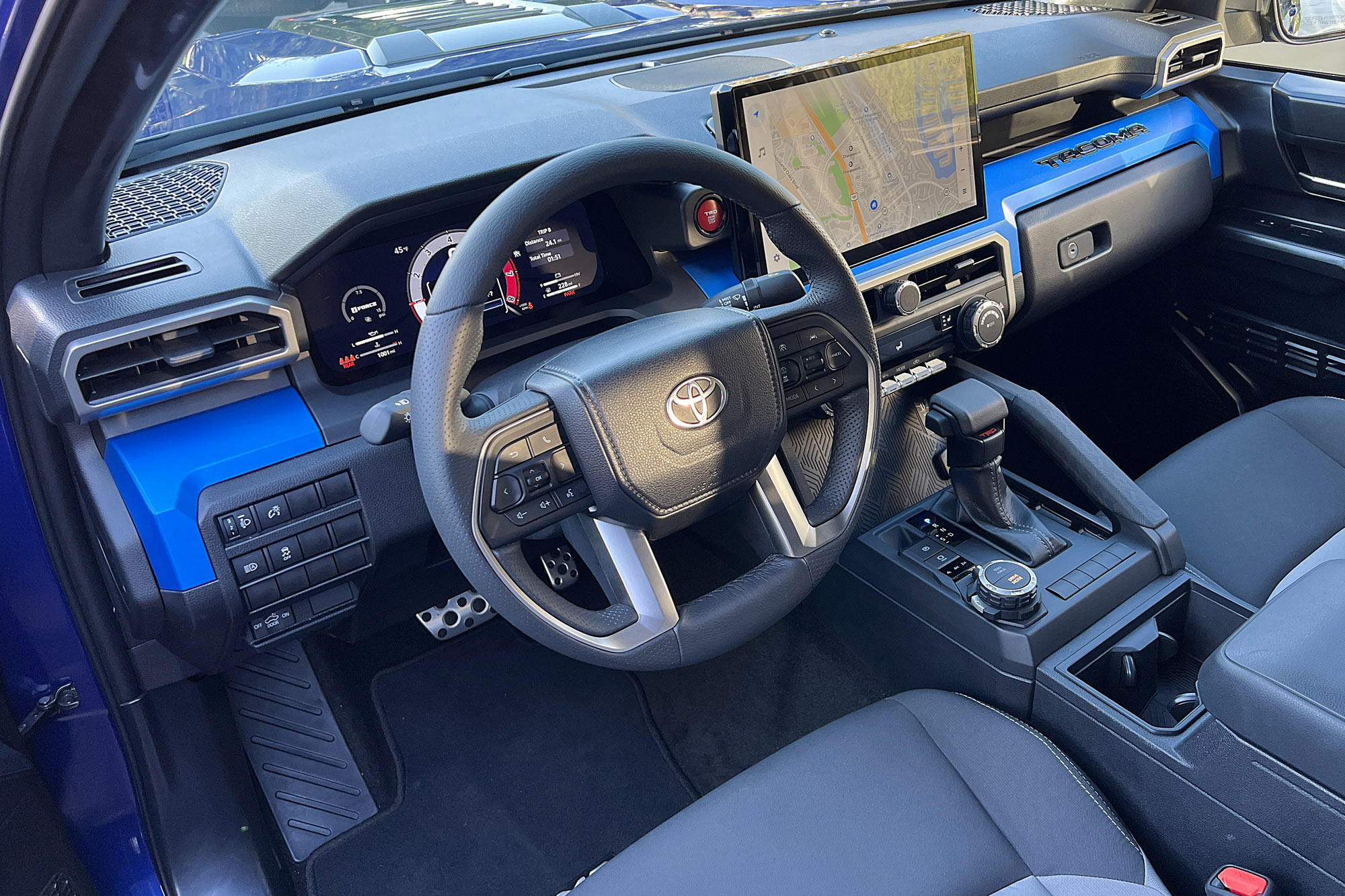 2024 Toyota Tacoma TRD Sport interior dashboard