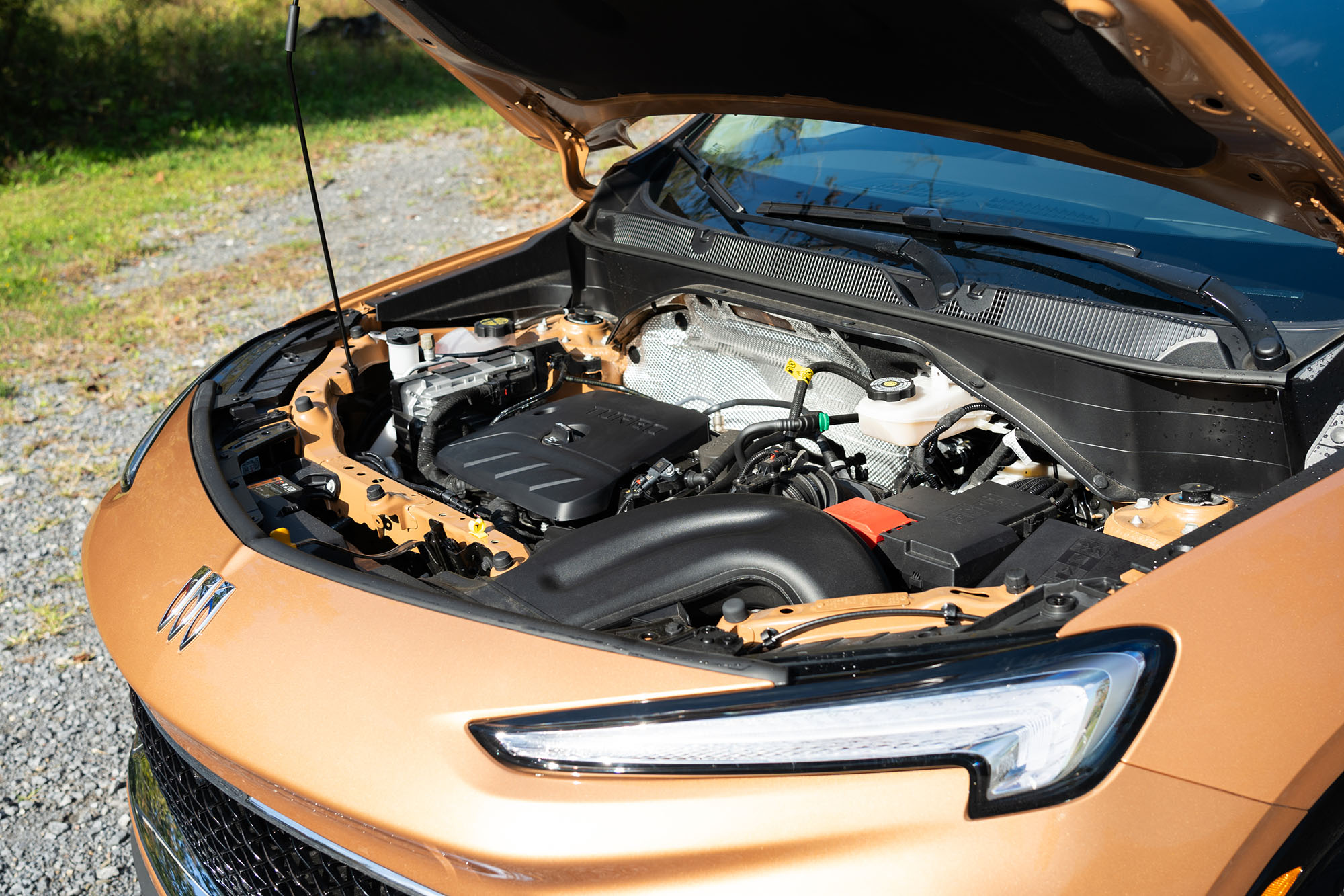 2024 Buick Encore GX engine beneath open hood