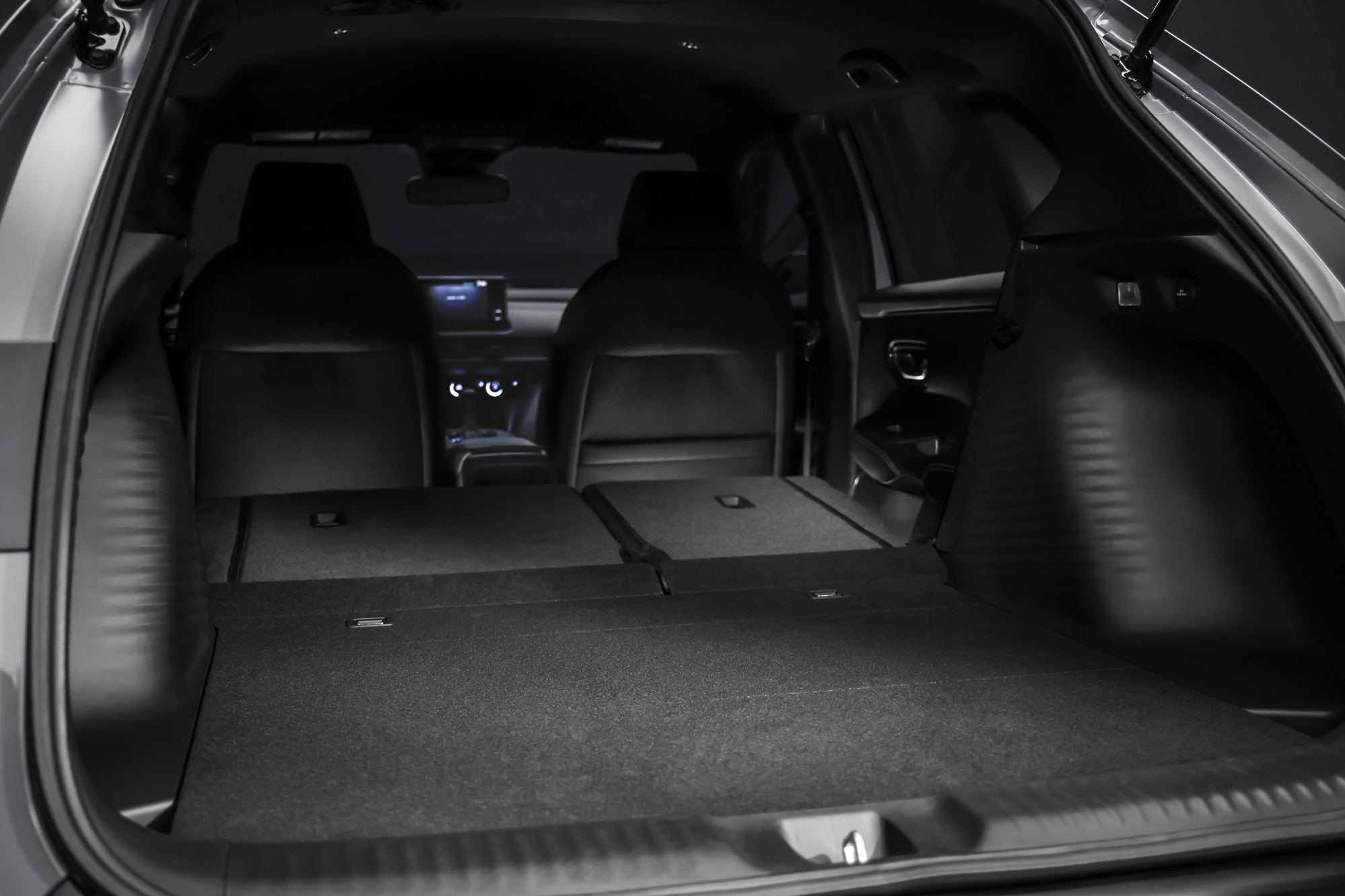 2023 Honda HR-V cargo space with seats down