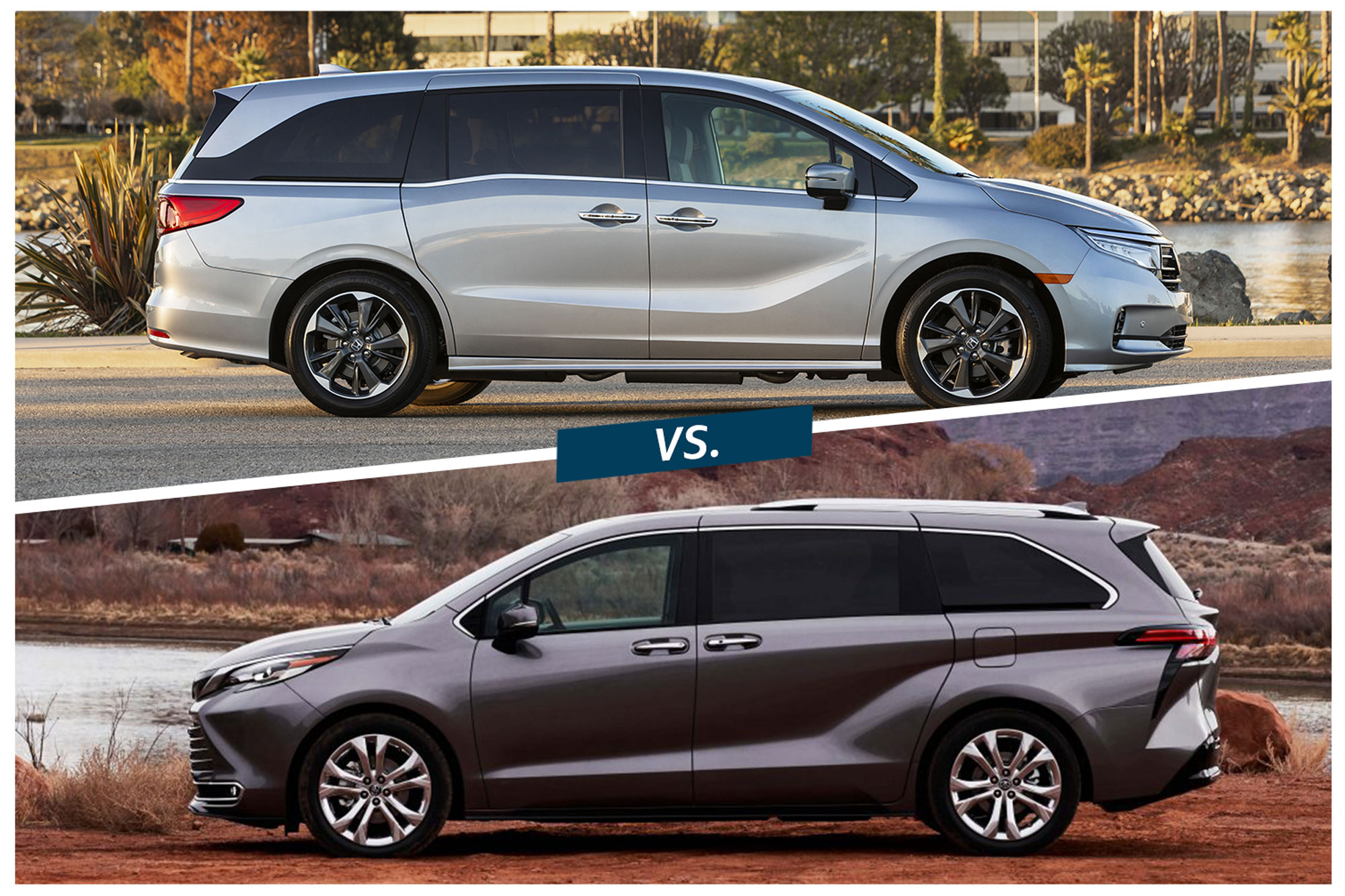 Compared 2024 Toyota Sienna vs. 2024 Honda Odyssey Capital One Auto