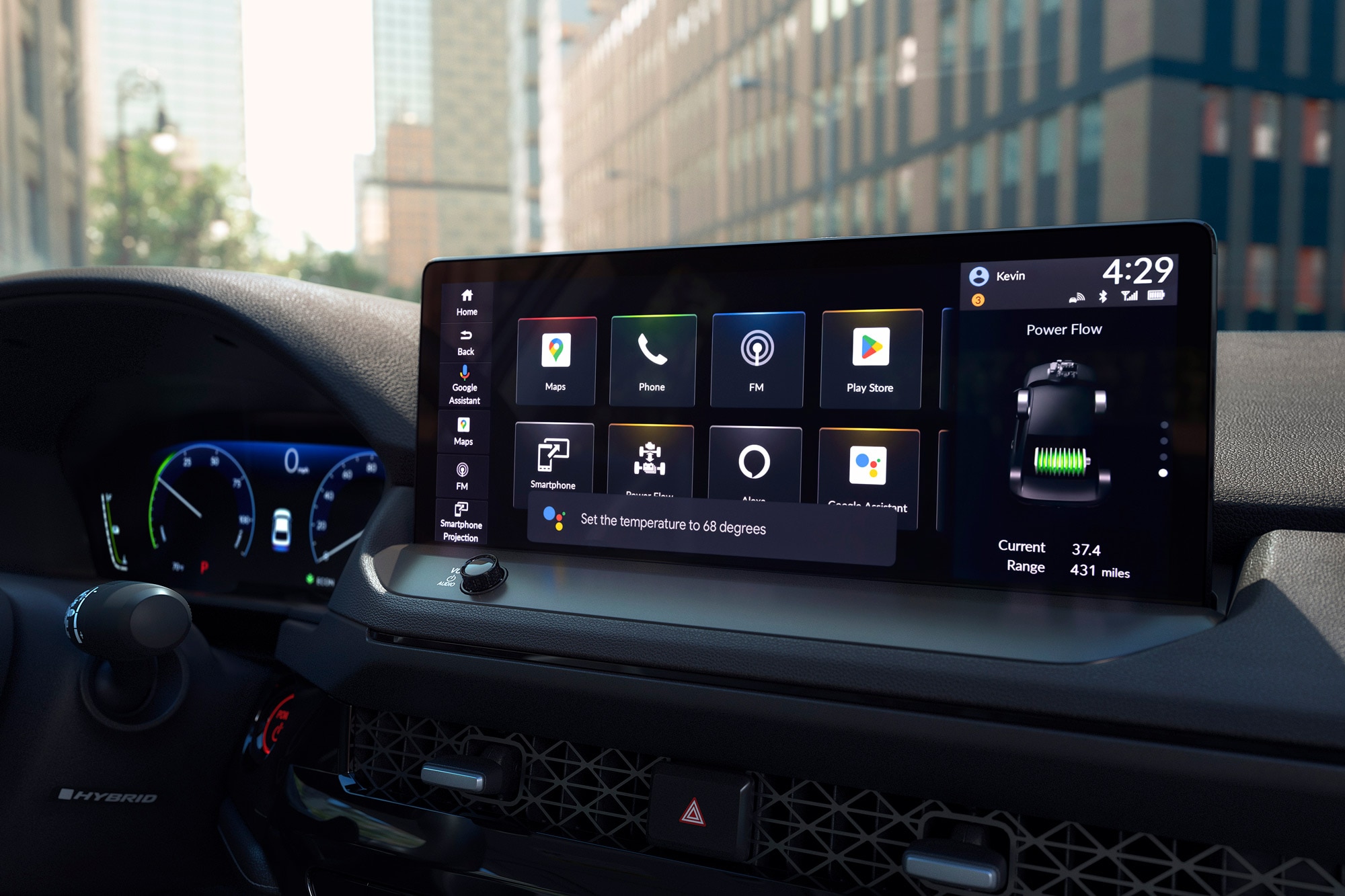 Infotainment screen in a 2024 Honda Accord