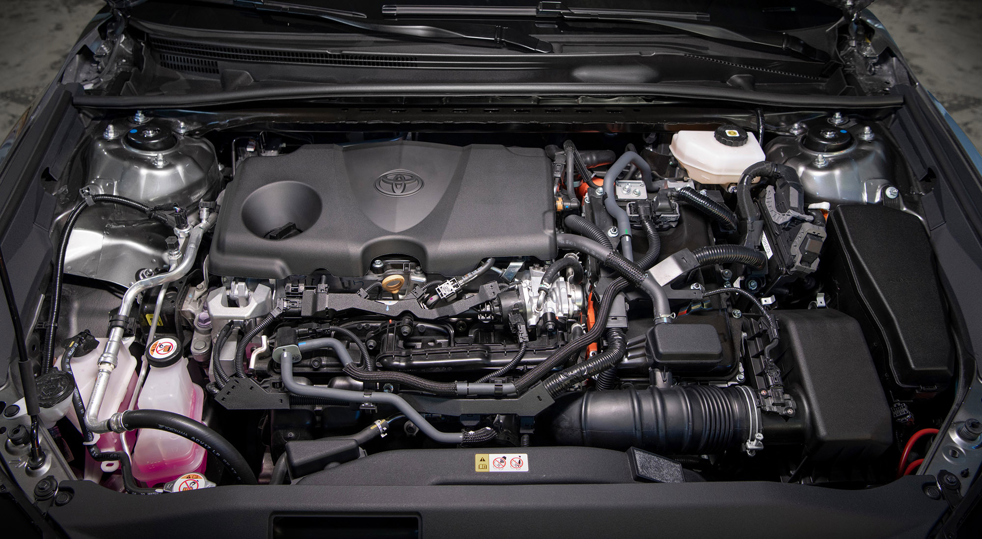 2025 Toyota Camry hybrid engine bay