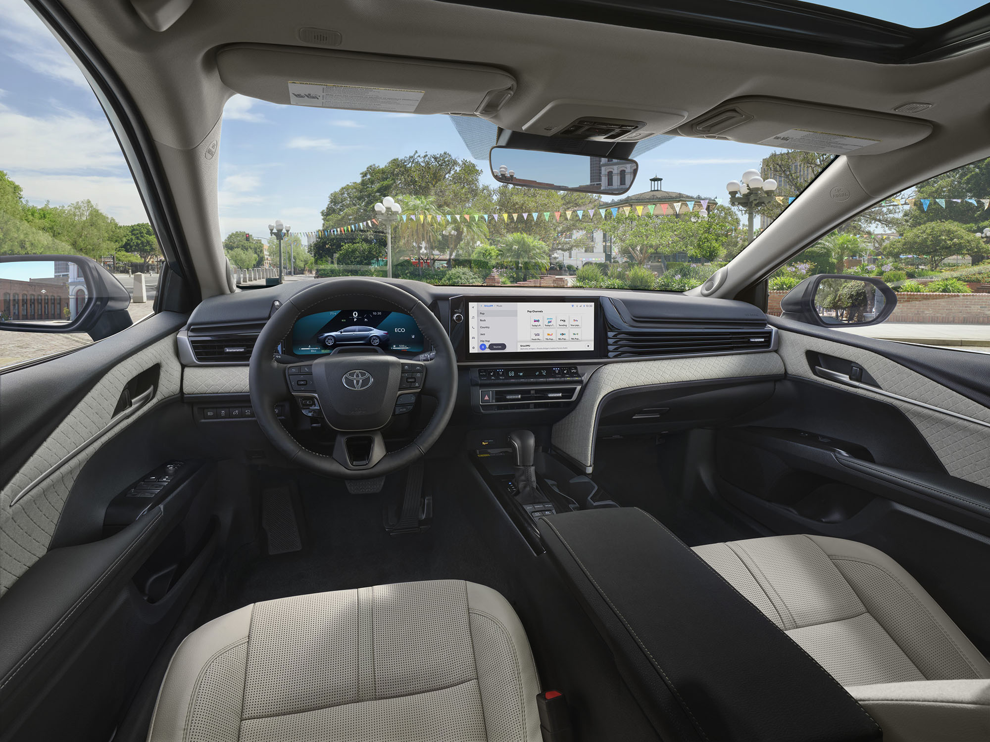 2025 Toyota Camry interior in white