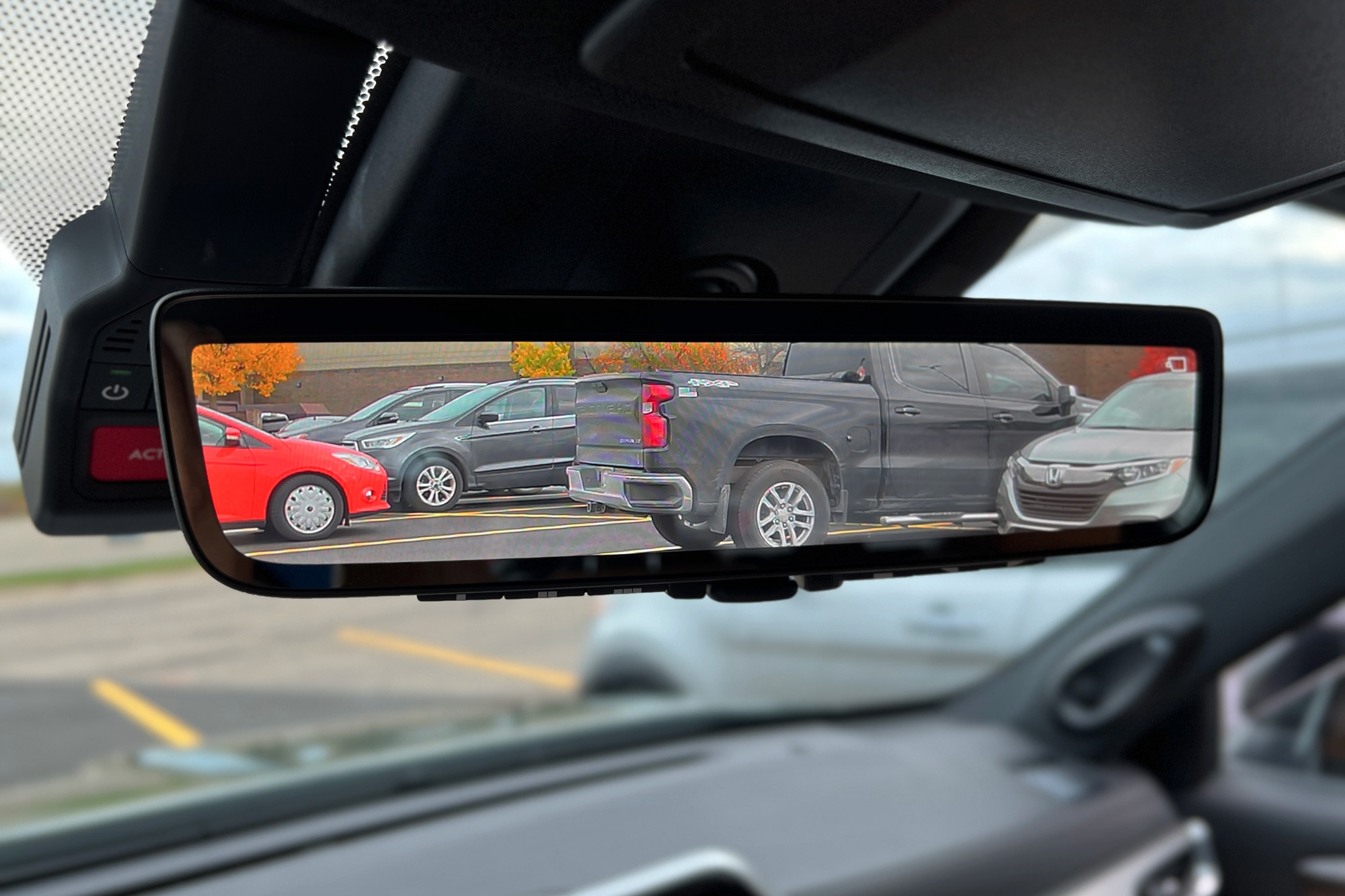 2024 Toyota Highlander rearview camera display.
